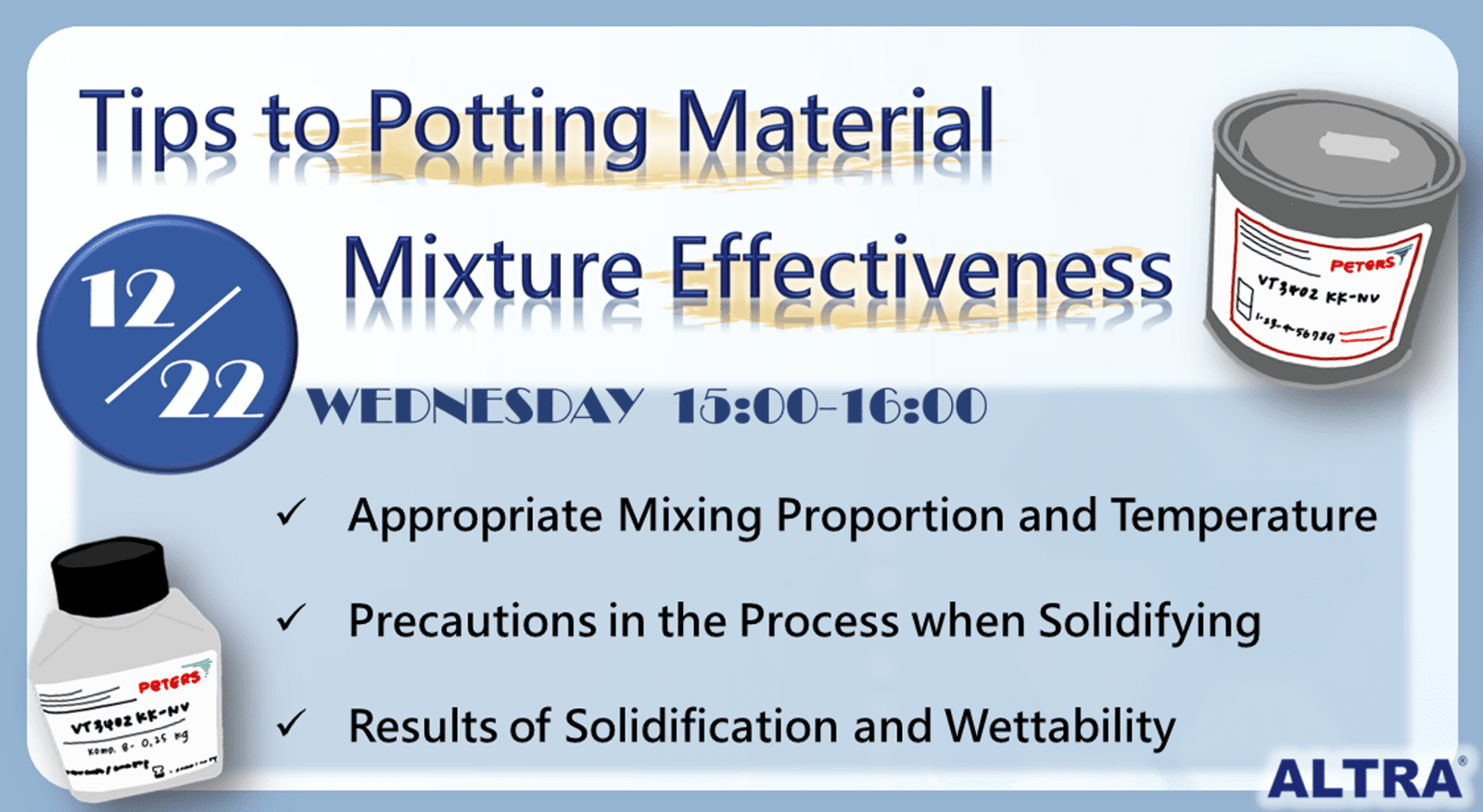 Get Tips to Effective Potting Material Mixture on 12/22 Webinar!